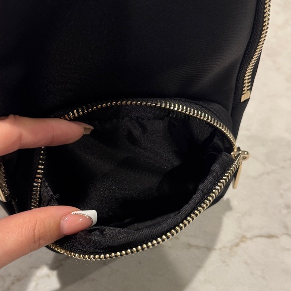 lululemon athletica Black Crossbody Bag with Gold Accents - Picture 6 of 6